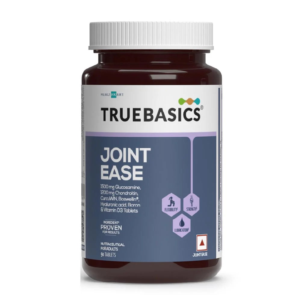 TrueBasics Joint Ease with 1500mg of Glucosamine & 1200mg of Chondroitin, 90 tablet(s)